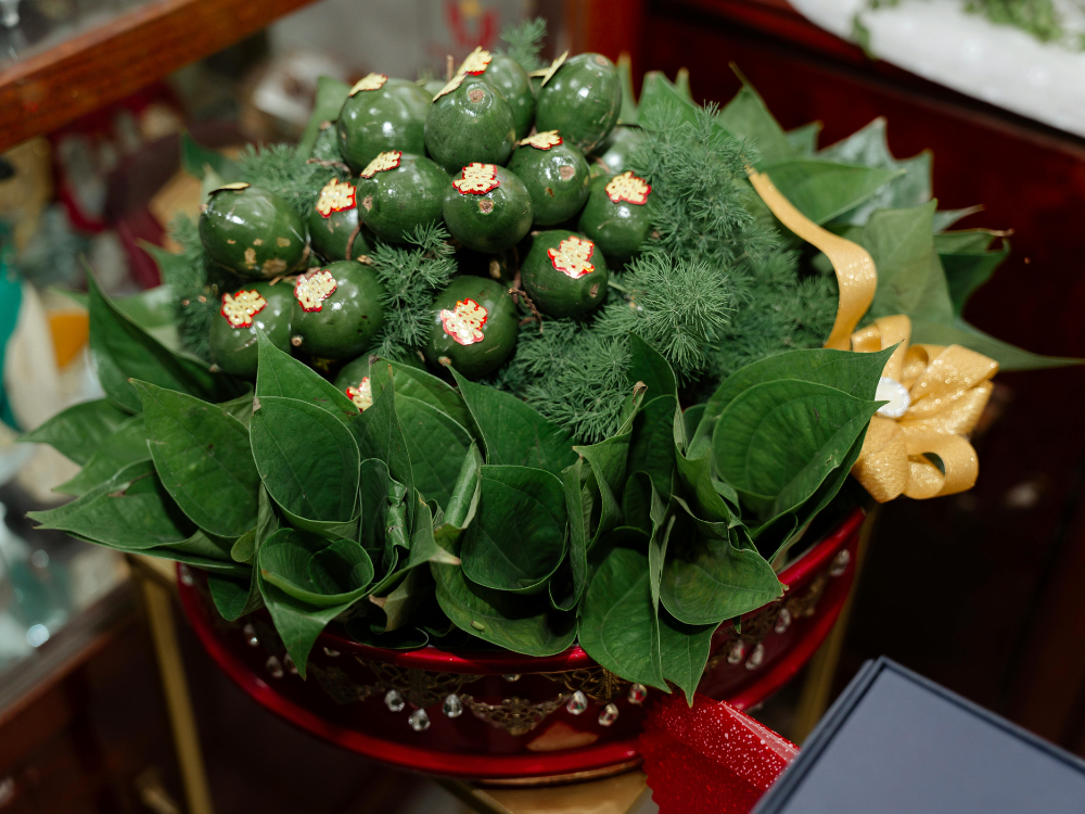 Thành phần của mâm trầu cau