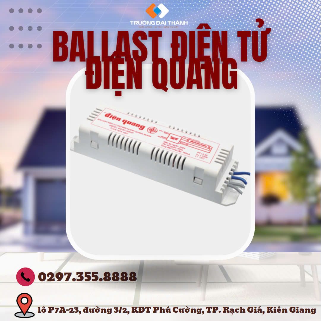 4867DeD8EbH7B59 Ballast điện tử Điện Quang ĐQ EBL 136DHP ( domino 36/40W đèn HQ )